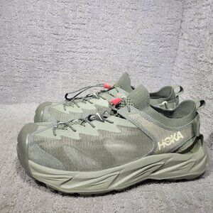 Hoka One One Hopara 2 Mens Size 11D Barley Oat Milk Trail Hiking Sandals 1147650